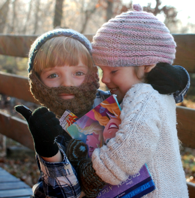Weirdly, I don't have any pictures of myself in the awesome dresses. Here is a cute kid picture instead.