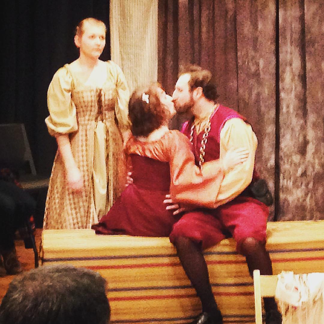 The look on Cariola's face is 100% perfect. I wasn't at this performance, but I knew it would go well. Photo by Cassandra Sandros.