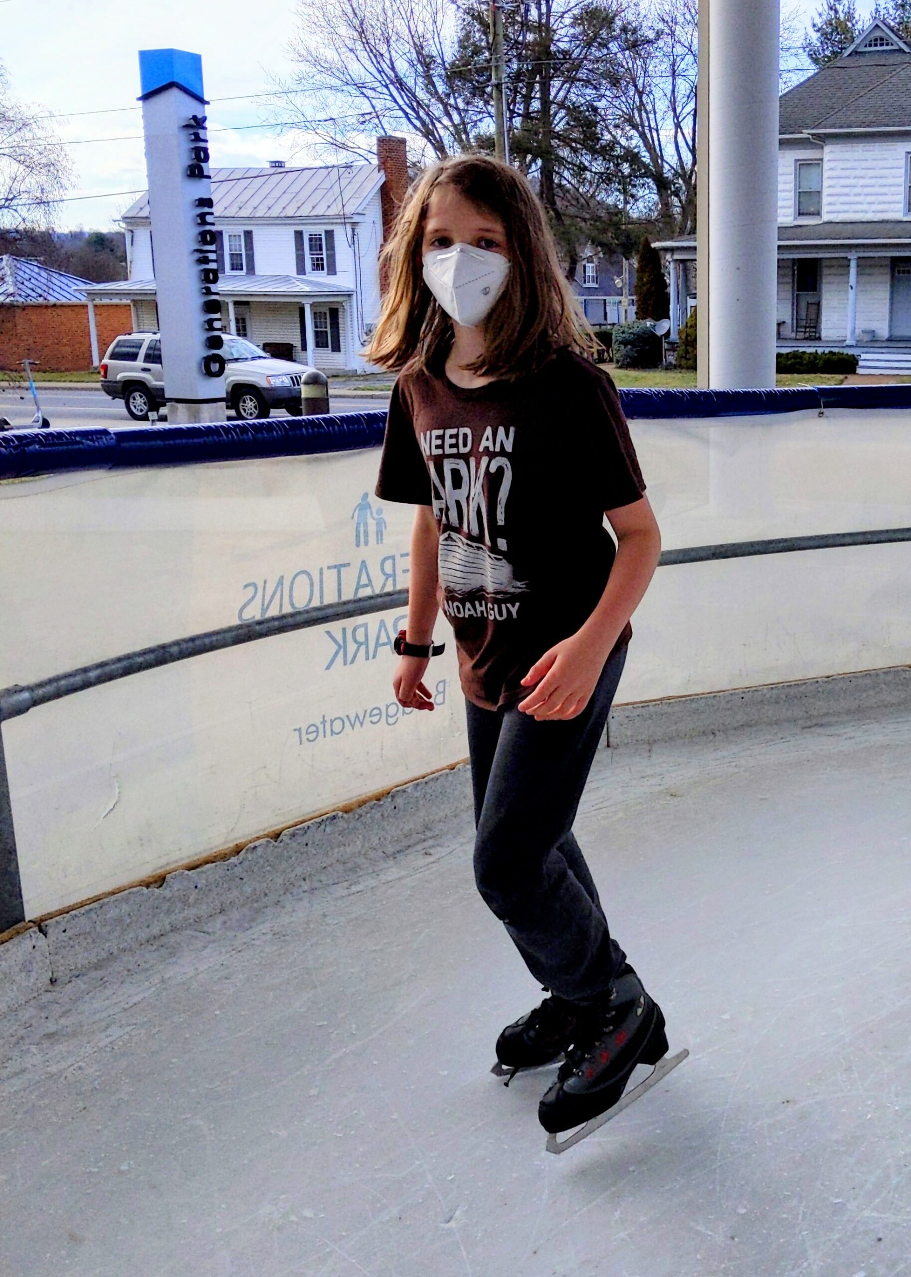 Silas skating