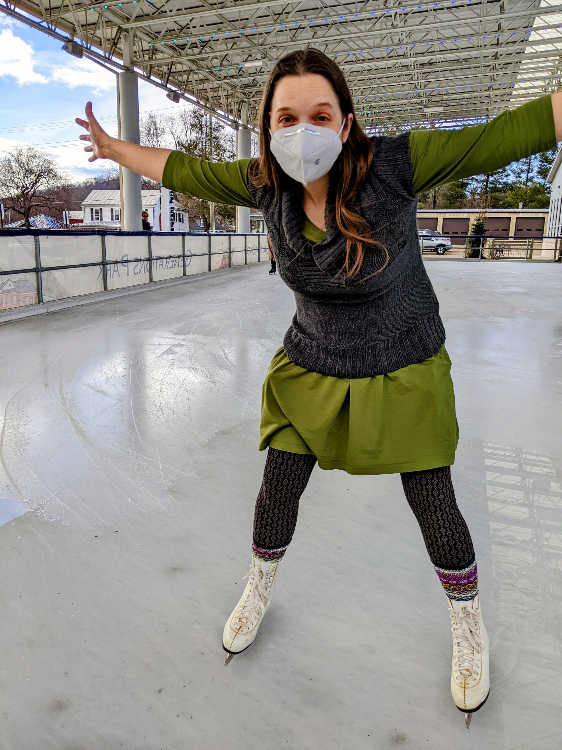 Aili skating!