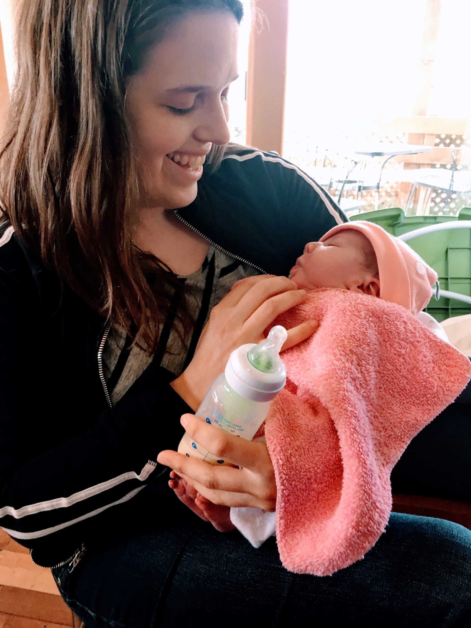 Aili with baby Ely