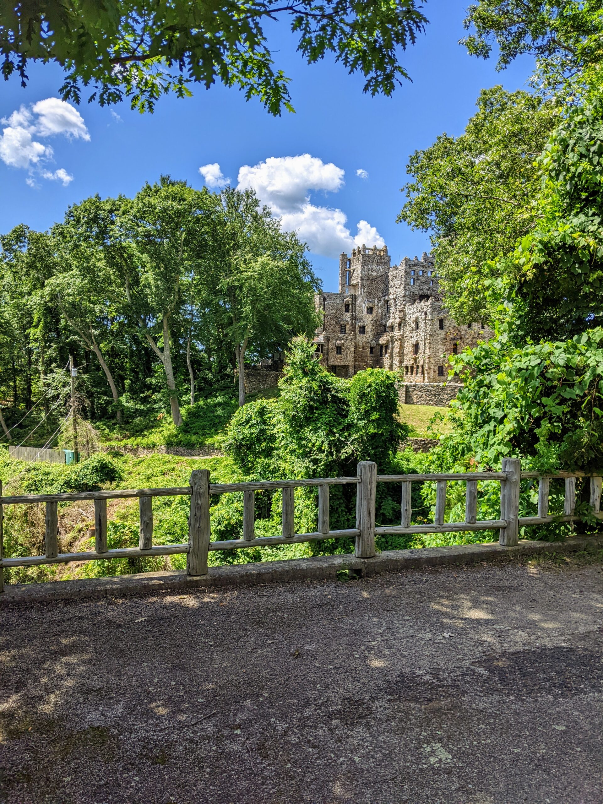 The castle, seen from a distance