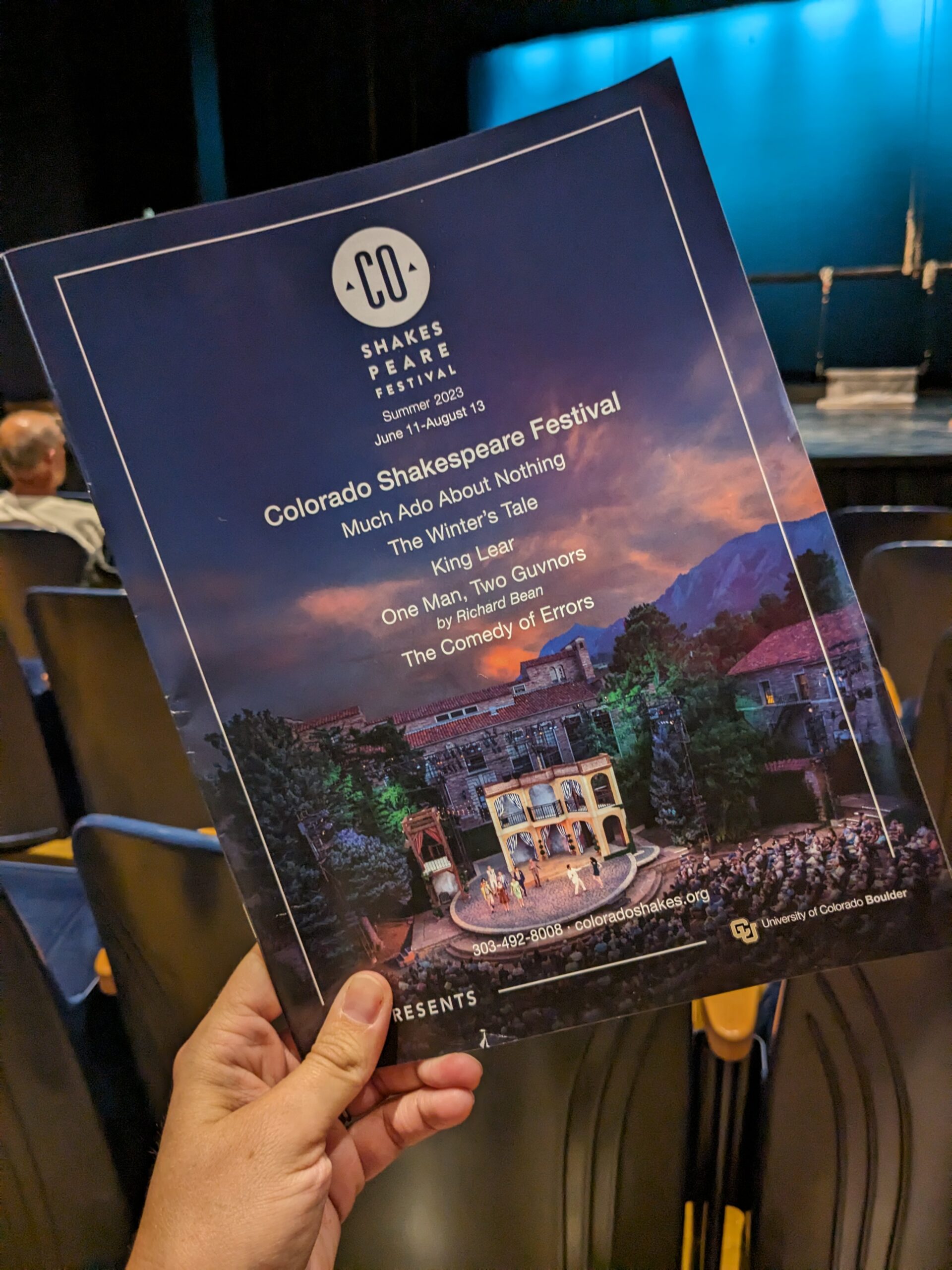 Program for Colorado Shakespeare Festival 2023